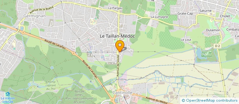 localisation de l'entreprise SVP33  LE TAILLAN MEDOC