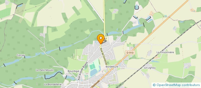 localisation de l'entreprise SVPAYSAGE  MONNAIE