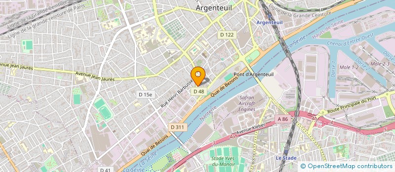 localisation de l'entreprise SVPC  ARGENTEUIL