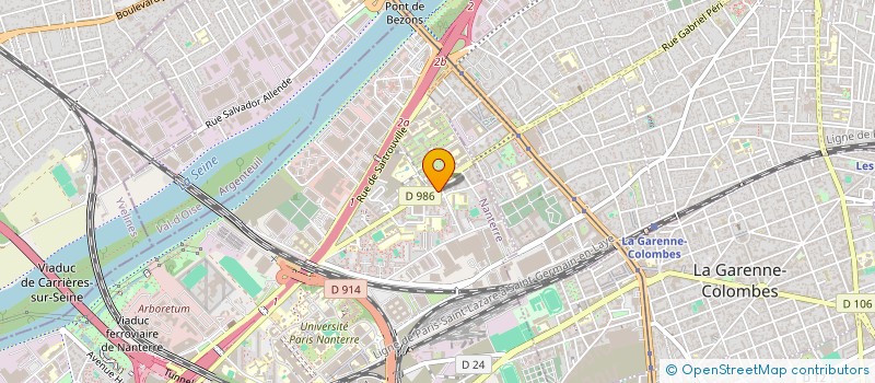 localisation de l'entreprise SVPK  NANTERRE