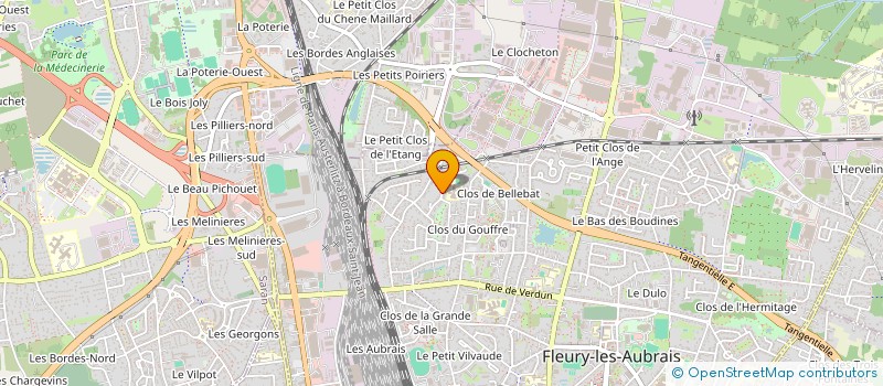localisation de l'entreprise SVPLOMBERIE à FLEURY-LES-AUBRAIS
