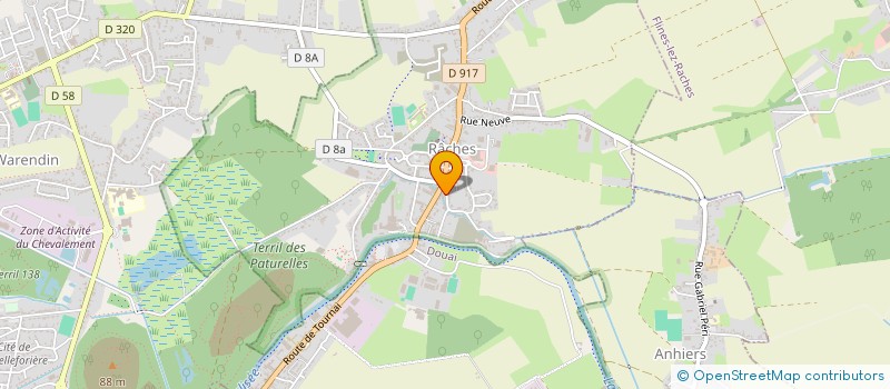 localisation de l'entreprise SVPQBM  RACHES