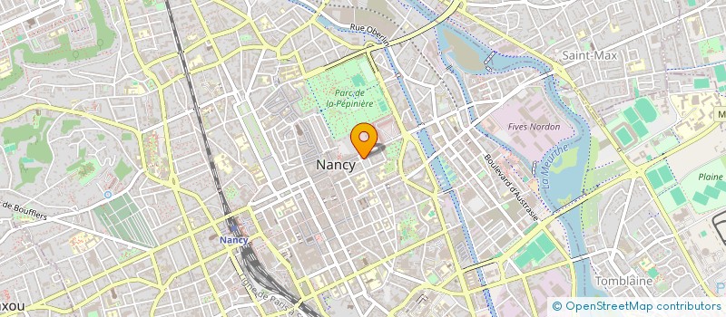 localisation de l'entreprise SVR  NANCY