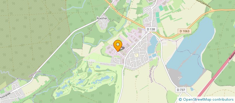 localisation de l'entreprise SVR  SOUFFLENHEIM