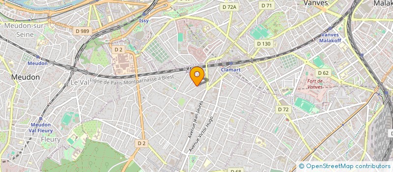 localisation de l'entreprise SVR CONSULT à CLAMART