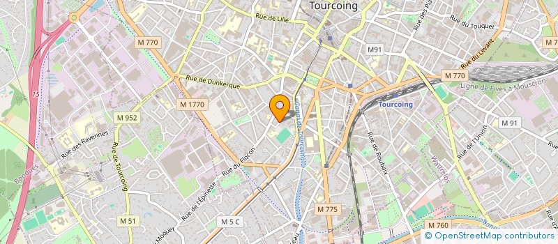 localisation de l'entreprise SVR PROJECT - ROCK/METAL MUSIC  TOURCOING