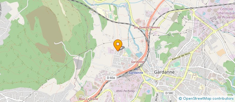 localisation de l'entreprise SVR TRANSMISSION à GARDANNE