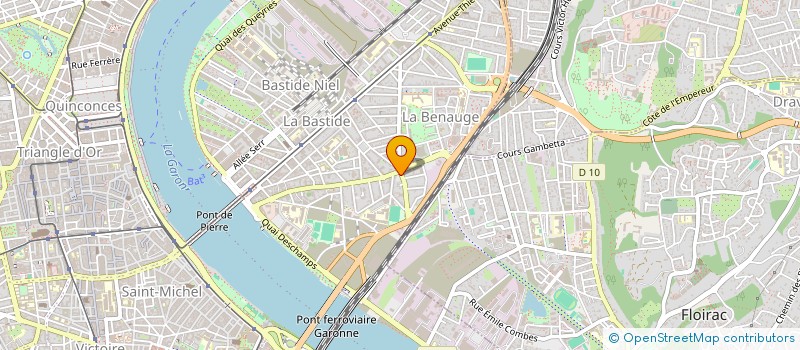 localisation de l'entreprise SVS 33 à BORDEAUX
