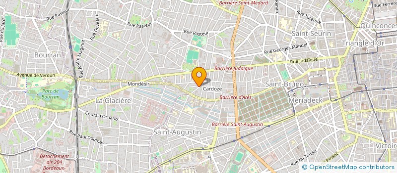 localisation de l'entreprise SVS  BORDEAUX