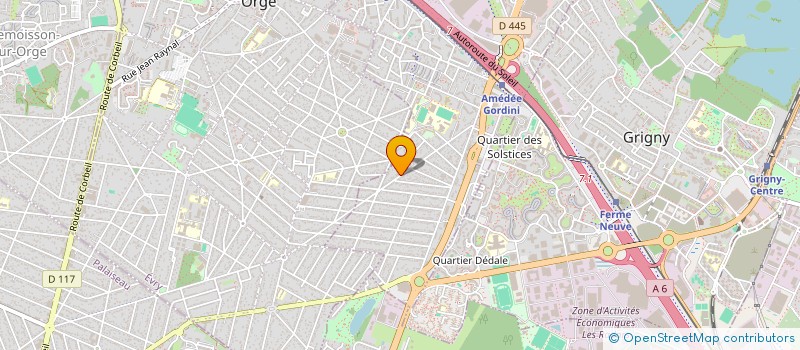 localisation de l'entreprise SVS à VIRY-CHATILLON