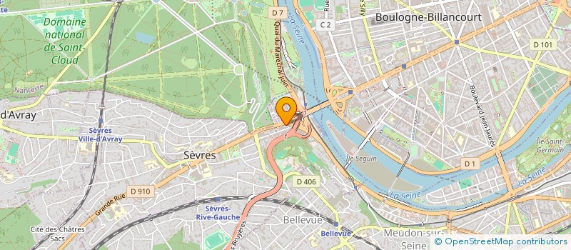 localisation de l'entreprise SVS à SEVRES