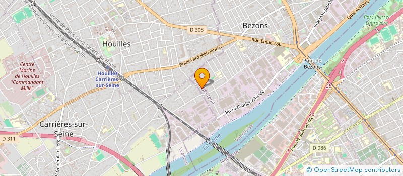 localisation de l'entreprise SVS BATIMENT  BEZONS