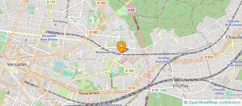 localisation de l'entreprise SVS EXOTIQUE à VERSAILLES