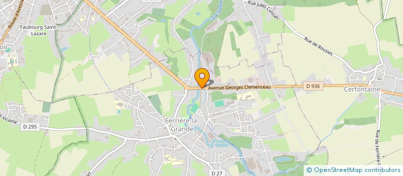 localisation de l'entreprise SVS GROUP  FERRIERE-LA-GRANDE