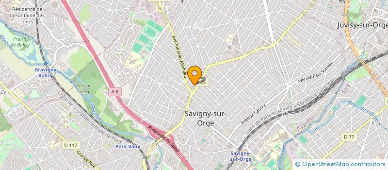 localisation de l'entreprise SVS SERVICE à SAVIGNY-SUR-ORGE