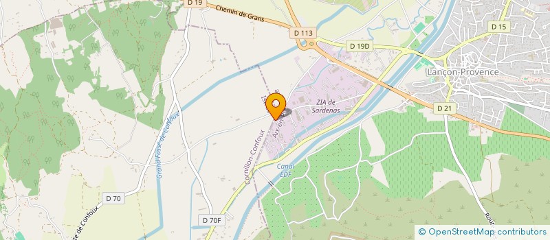 localisation de l'entreprise SVS TECHNIQUES à LANCON-PROVENCE