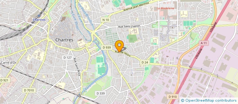 localisation de l'entreprise SVSL TAXI à CHARTRES