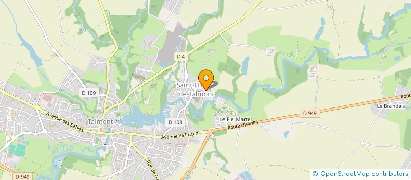 localisation de l'entreprise SVT à TALMONT-SAINT-HILAIRE