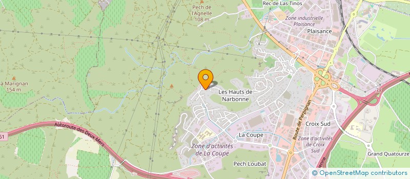 localisation de l'entreprise SVT MENUISERIE  NARBONNE