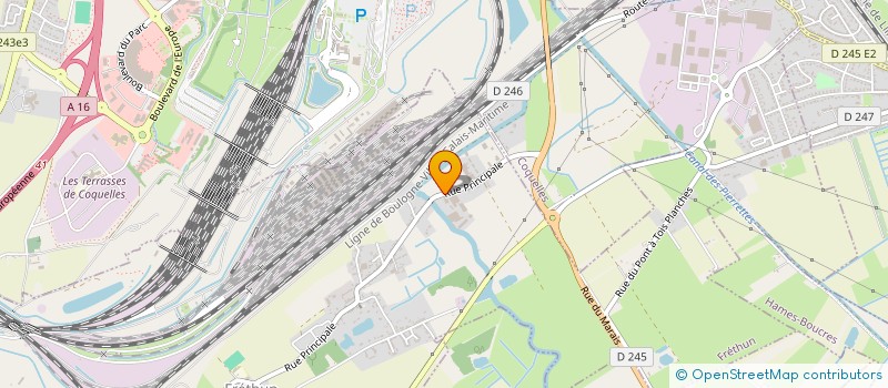 localisation de l'entreprise SVTP  FRETHUN