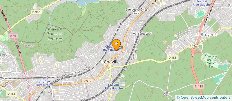 localisation de l'entreprise SVV CHAVILLE-ENCHERES à CHAVILLE