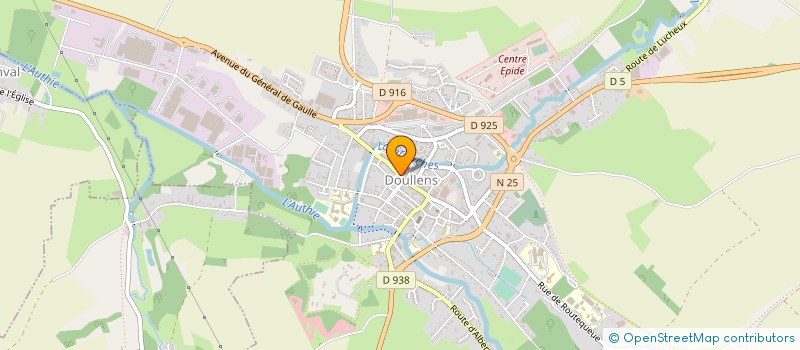 localisation de l'entreprise SVV DENIS HERBETTE  DOULLENS