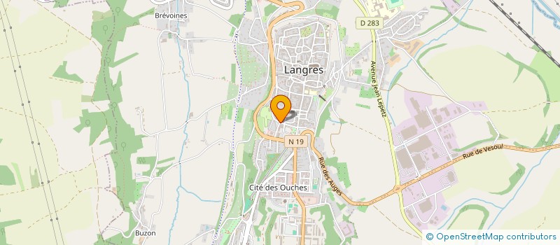 localisation de l'entreprise SVV DESCHARMES-DIDIER à LANGRES