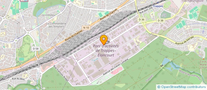 localisation de l'entreprise SVX à TRAPPES