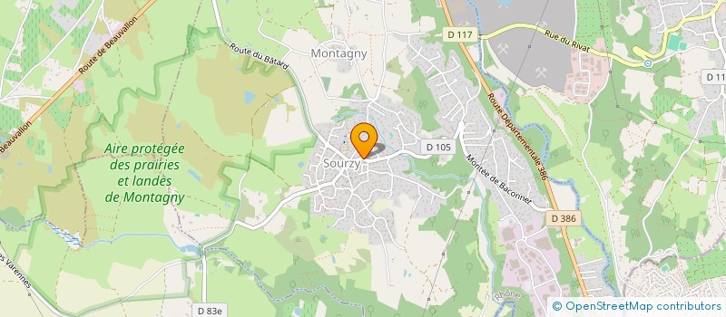 localisation de l'entreprise SVZ  MONTAGNY