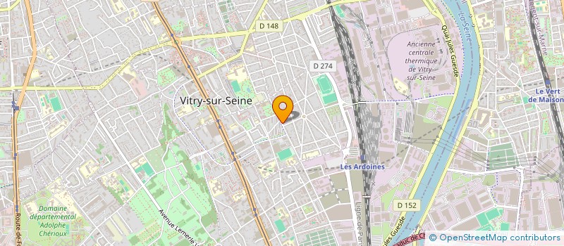 localisation de l'entreprise SW à VITRY-SUR-SEINE