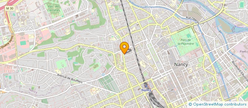localisation de l'entreprise SW  NANCY