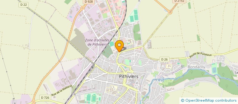 localisation de l'entreprise SW CLEAN à PITHIVIERS