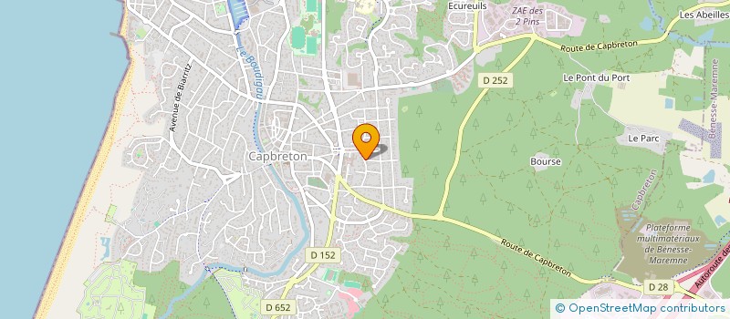 localisation de l'entreprise SW CONSULT  CAPBRETON