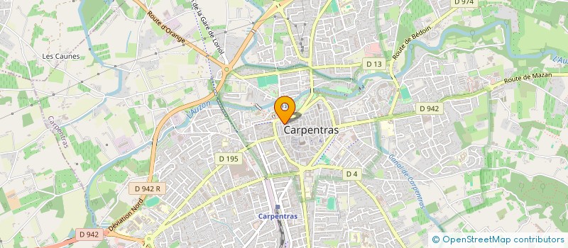 localisation de l'entreprise SW EXPRESS à CARPENTRAS