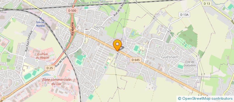 localisation de l'entreprise SW FLEXPRO à DECHY