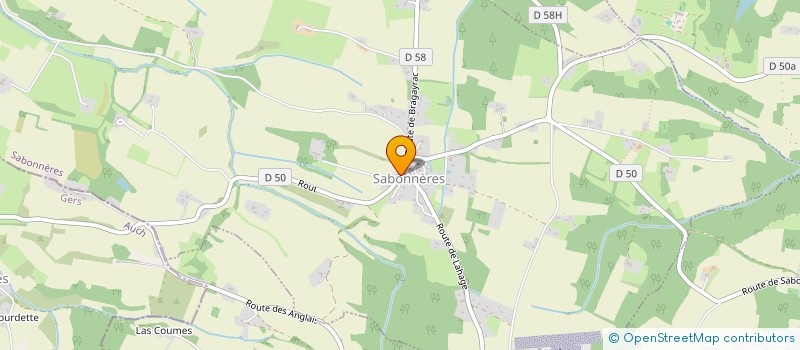 localisation de l'entreprise SW IMMOBILIER  SABONNERES