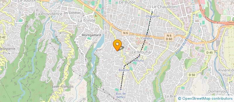 localisation de l'entreprise SW INVEST à SAINT DENIS