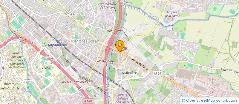 localisation de l'entreprise SW MONTAUDRAN  TOULOUSE