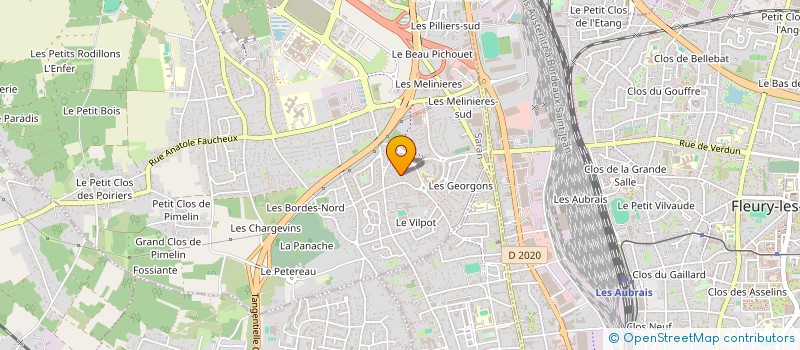 localisation de l'entreprise SW RENOVATION à SARAN