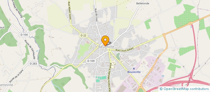 localisation de l'entreprise SWA à BEUZEVILLE