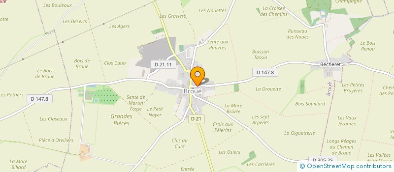 localisation de l'entreprise SWA YOGA, RELAXATION, BIEN-ETRE à BROUE