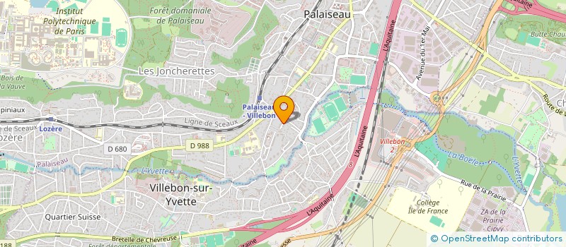 localisation de l'entreprise SWABE à PALAISEAU
