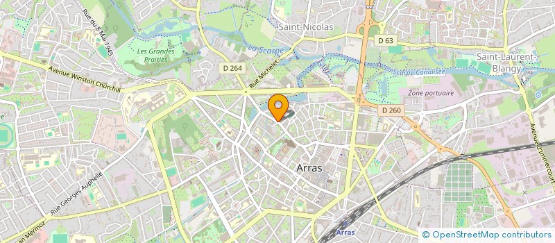 localisation de l'entreprise SWABE DIFFUSION à ARRAS