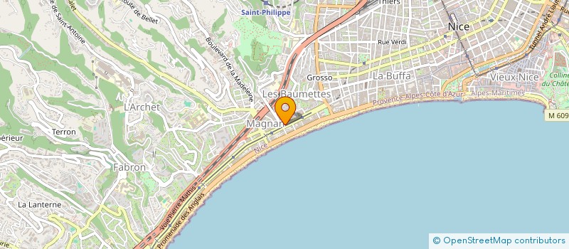 localisation de l'entreprise SWAGG CENTER à NICE