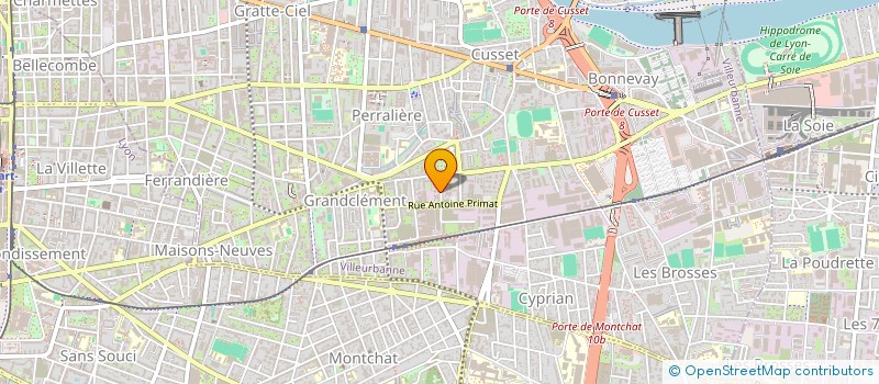 localisation de l'entreprise SWAM AUTO  VILLEURBANNE