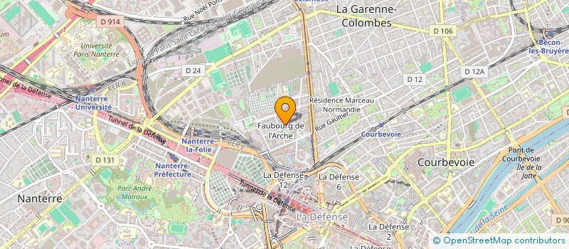 localisation de l'entreprise SWAM INVEST à COURBEVOIE