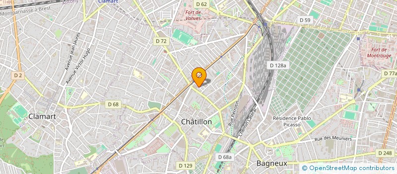 localisation de l'entreprise SWAM-NB  CHATILLON