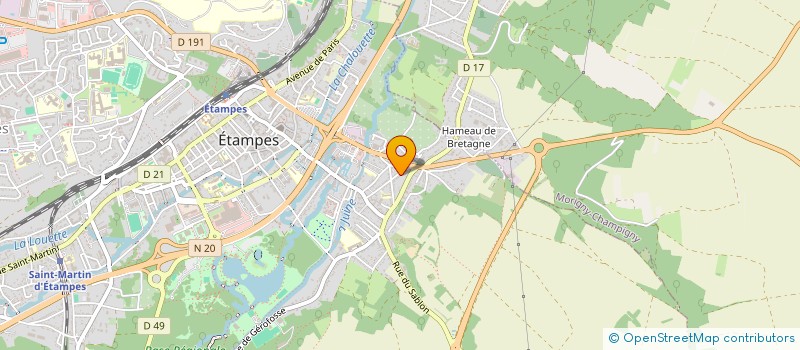 localisation de l'entreprise SWAMP P  ETAMPES