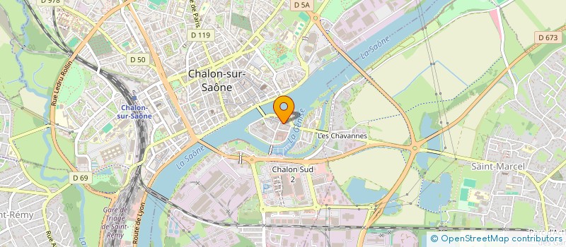 localisation de l'entreprise SWAN à CHALON-SUR-SAONE