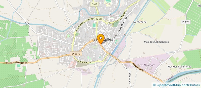 localisation de l'entreprise SWAN  ST GILLES